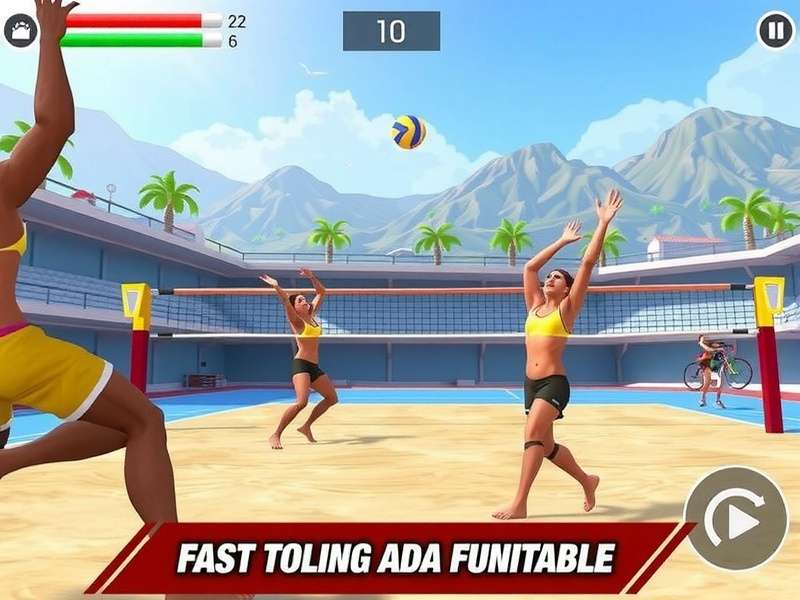Rajput Volleyball Champs in Action Rajput Volleyball Champs Gameplay Screenshot