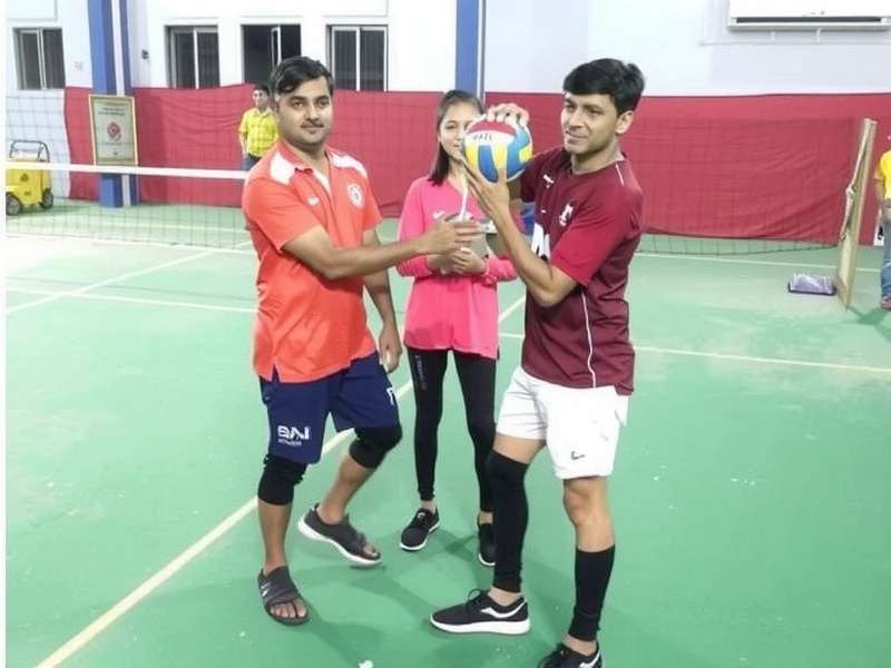 Local Tournament Action Rajput Volleyball Champs Tournament